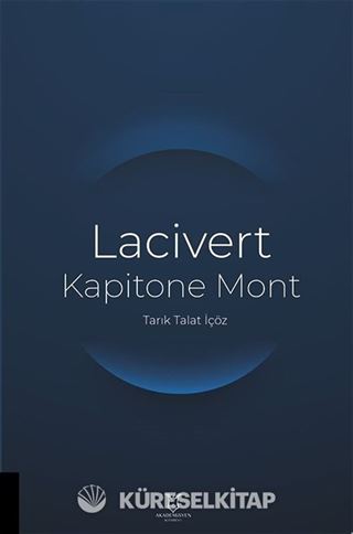 Lacivert Kapitone Mont