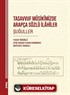 Tasavvuf Mûsikîmizde Arapça Sözlü İlahîler Şuğuller