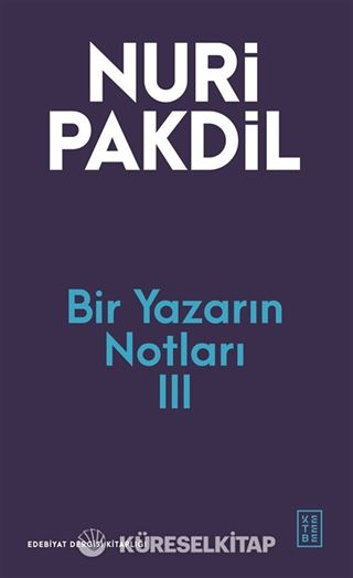Bir Yazarın Notları 3