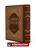 Kur'an-ı Azim ve Tefsirli Meali Şerifi (Rahle Boy Sert Kapak Ciltli) Türkçe - Arapça