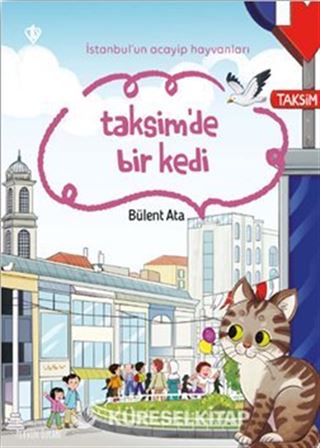 İstanbul'un Acayip Hayvanları Taksimde Bir Kedi