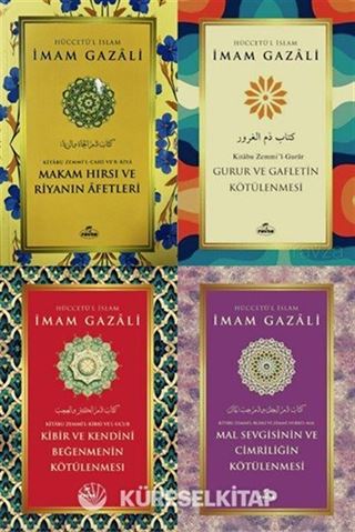 Kalbin Hastalıklarıyla Mücadele İmam Gazalî Ahlak Serisi (4 Kitap)