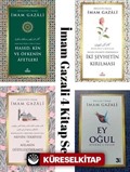 İmam Gazali 4''lü Manevî Rehberlik Seti (Ey Oğul, Nefsin Terbiyesi ve Ahlakın Güzelleştirilmesi Hased Kin ve Öfkenin Afetleri, İki Şehvetin Kırılması)