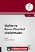 Maliye ve Kamu Yönetimi Araştırmaları (AYBAK 2019 Eylül)