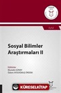 Sosyal Bilimler Araştırmaları II (AYBAK 2019 Eylül)