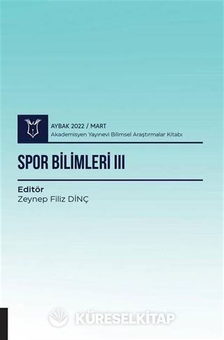 Spor Bilimleri III ( AYBAK 2022 Mart )