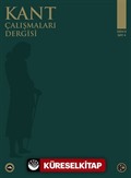 Kant Çalışmaları Dergisi Sayı 4