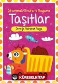 Çıkartmalı Stickerli Taşıtlar Boyama Kitabı