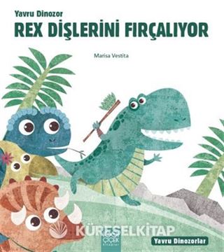 Yavru Dinozor Rex Dişlerini Fırçalıyor