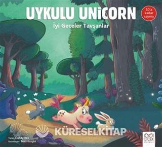 Uykulu Unicorn İyi Geceler Tavşanlar / 10'a Kadar Sayma