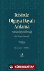 Tefsirde Olguya Dayalı Anlama
