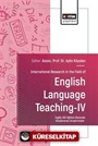 International Research in the Field of English Language Teaching IV