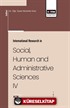 International Research in Social, Human and Administrative Sciences IV