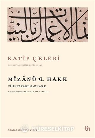 Mizanü'l Hakk - Fî İhtiyaril Ehak
