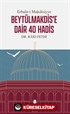 Erbain-i Makdisiyye Beytülmakdis'e Dair 40 Hadis