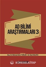 Ad Bilimi Araştırmaları 3