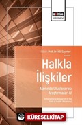 Halkla İlişkiler Alanında Uluslararası Araştırmalar-IV
