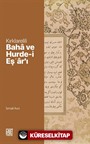 Kırklarelili Baha ve Hurde-İ Eş'ar'ı