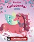 Pırıltılı Unicornlar / Çıkartmalarla Giysi Giydirme