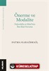 Önerme ve Modalite