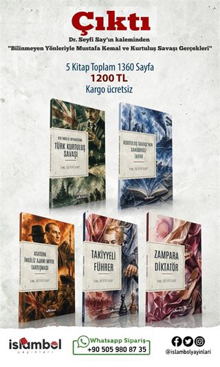 Bilinmeyen Yönleriyle Mustafa Kemal ve Kurtuluş Savaşı Gerçekleri Serisi (5 Kitap)