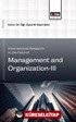 International Research in the Field of Management and Organization-III