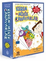 Kerem İle Minik Canavarlar Seti (12 Kitap)