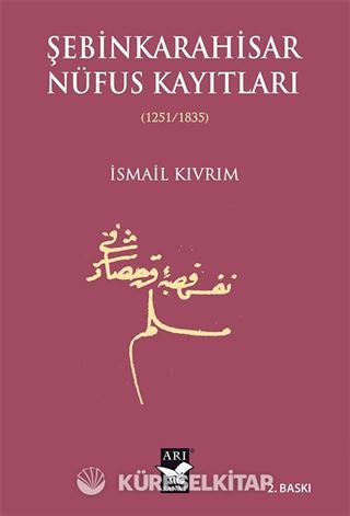 Şebinkarahisar Nüfus Kaytları (1251/1835)