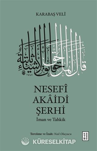 Nesefî Akaidi Şerhi (Ciltli)