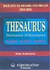 İngilizce Eş Anlamlı Kelimeler Sözlüğü/Thesaurus Dictionary Of Synonyms