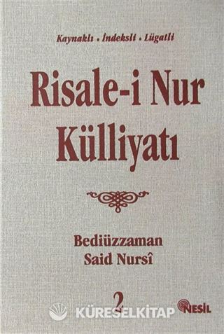 R. Nur Külliyatı 2.Cilt Kaynak-İndeks-Lugat