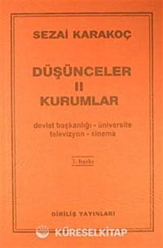 Düşünceler -2 / Kurumlar