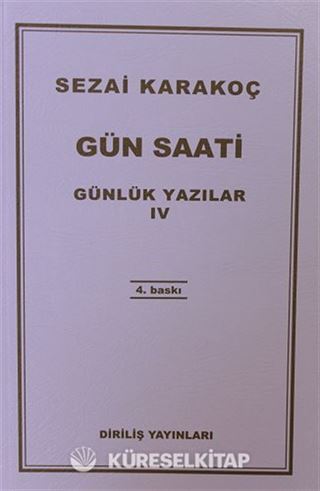 Günlük Yazılar 4 (Gün Saati)