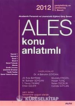 ALES Konu Anlatımlı
