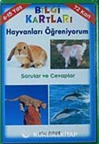 Bilgi Kartları 11 / Hayvanları Öğreniyorum (72 Kart)