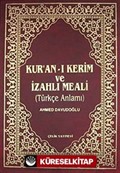 Kur'an-ı Kerim ve İzahlı Meali / Türkçe Anlamı (4 Renkli Cami Boy Kutulu)